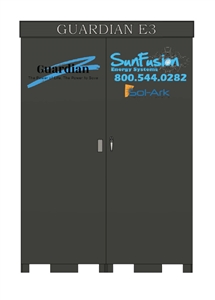 SunFusion Guardian E3 > 30kW 208 VAC Three-Phase Commercial Series Inverter/Battery Cabinet with 85.8kWh | SGIP/CEC Certified