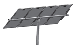 Tamarack Solar Top of Pole Mount for Four Solar Panels | For (4 ...