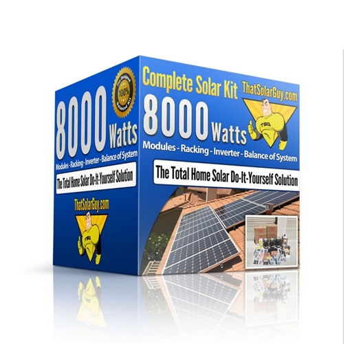 8 Kilowatt Central Inverter Solar Panel Kit
