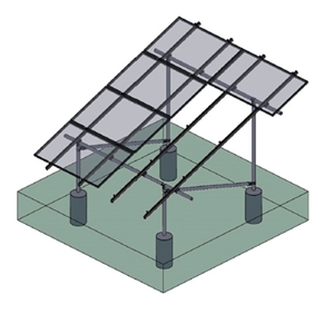 Tamarack Solar 90057 > Modular Ground Mount - First Column Starter Kit - 3 Solar Panels per Column