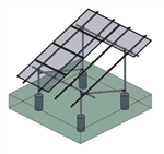 Tamarack Solar 90064 > Modular Ground Mount - Add-On Column Kit - 3 Solar Panels per Column