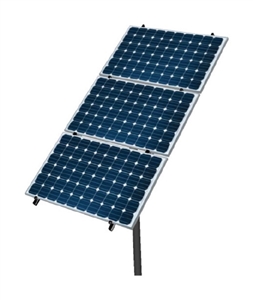 Tamarack Solar TTP-3 > Top of Pole Mount for Three Solar Panels - 125 Inch Channel