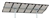 Tamarack Solar UNI-PGRM/6P2-47 > Top of Pole Mount for Six Solar Panels - 2 Vertical Poles | For (6) modules 72-IN - 96-IN long, 2 posts