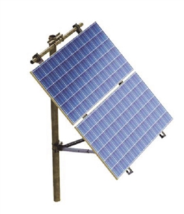 Tamarack Solar UNI-SPHD/4-90 > Side of Pole Mount for Two 60 or 72 Cell Solar Panels - 4" pole only