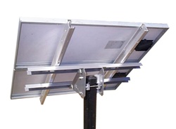 Tamarack Solar UNI-TP/02A > Top of Pole Mount for Two 55 Inch Solar Panels