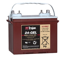 Trojan Battery 24-Gel - 12 Volt 77 Amp Hour Gel Battery