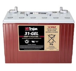 Trojan Battery 31-GEL - 12 Volt 102 Amp Hour Gel Deep Cycle Battery
