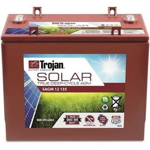 Trojan Battery SAGM 12 135 > 12 Volt 135 Amp Hour Solar AGM Battery