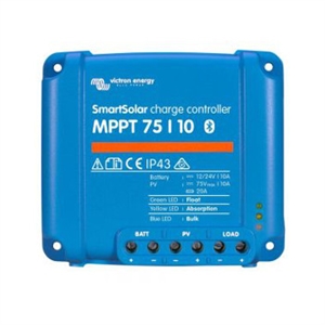 Victron Energy SmartSolar MPPT 75/10 > 10 Amp 12/24 Volt MPPT Charge Controller