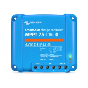 Victron Energy SmartSolar MPPT 75/15 > 15 Amp 12/24 Volt MPPT Charge Controller